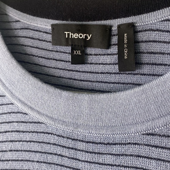 THEORY Men’s Crewneck Merino Wool Sweater - Picture 2 of 7
